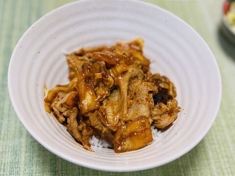 即席！豚キムチ丼